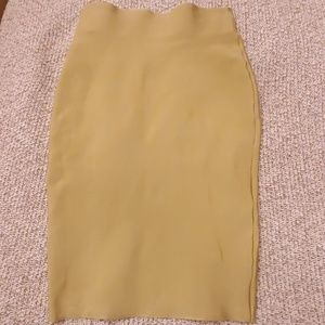 Bandage bodycon skirt